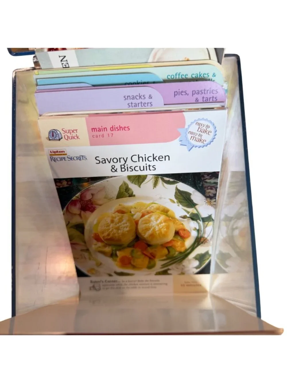 Easy To Bake Easy To Make 111 Recipe Cards Collection Plastic Case Categories